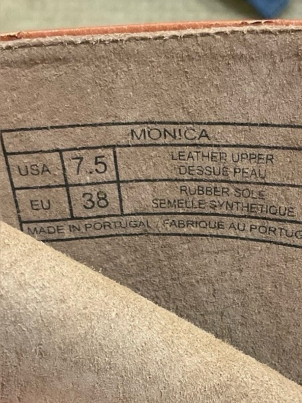 New Antonio da Faria Monica Leather Back Zip Ankle Boots Size 7.5 - Picture 8 of 8